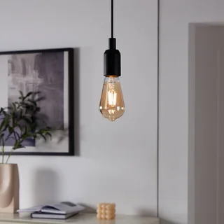 E27 ST64 lampa 5,5W 500lm 2200K 2st från EGLO connect i Amber – produktbild 2 av 5