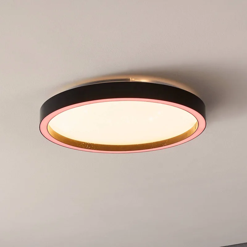 EGLO connect-z, RGBW, zwart, Ø42cm by EGLO connect in Black, White – product photo 1 of 5