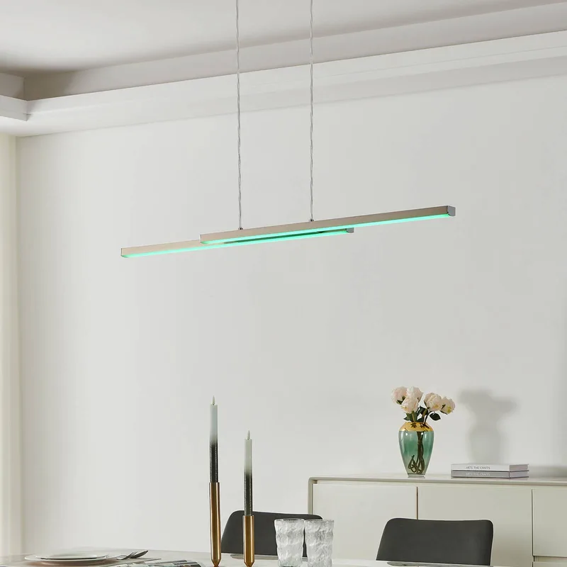 Fraioli-Z LED hanglamp nikkel by EGLO connect in Mat nikkel – product photo 2 of 3