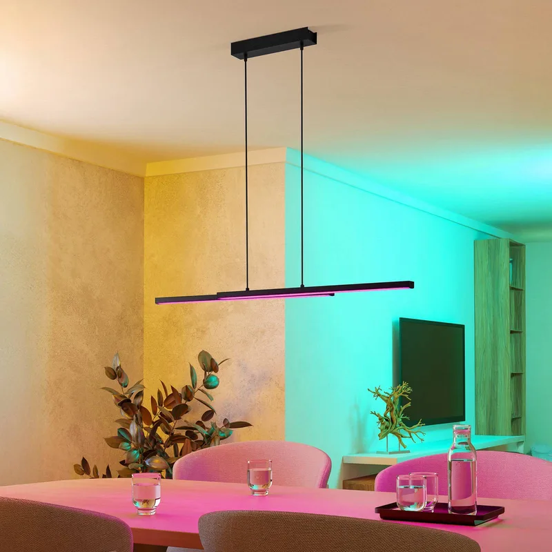 Fraioli-Z LED hanglamp by EGLO connect in Black – product photo 3 of 5