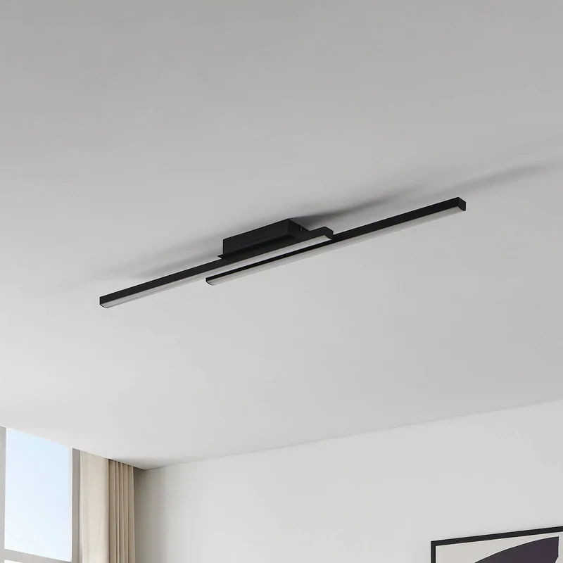 Fraioli-Z LED plafondlamp de EGLO connect en Noir – photo du produit 5 sur 5