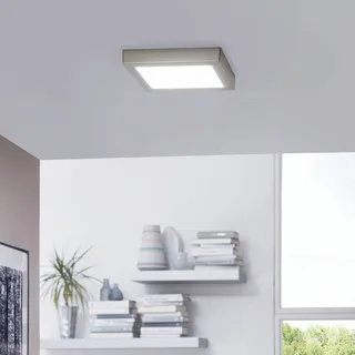 Fueva-C LED plafondlamp 22,5cm nikkel von EGLO connect in Gesatineerd nikkel – Produktfoto 1 von 5