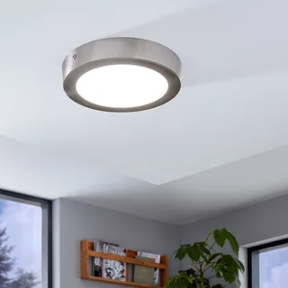 Fueva-C plafondlamp rond 22,5 nikkel de EGLO connect en Gesatineerd nikkel – photo du produit 2 sur 2