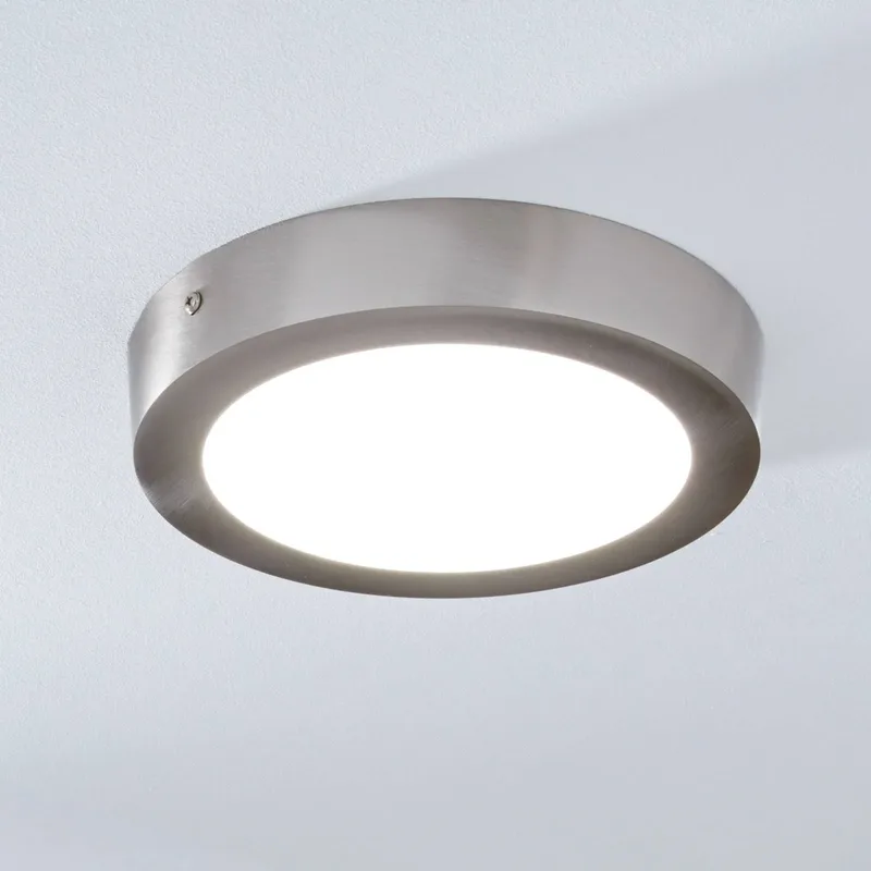 Fueva-C plafondlamp rond 22,5 nikkel by EGLO connect in Gesatineerd nikkel – product photo