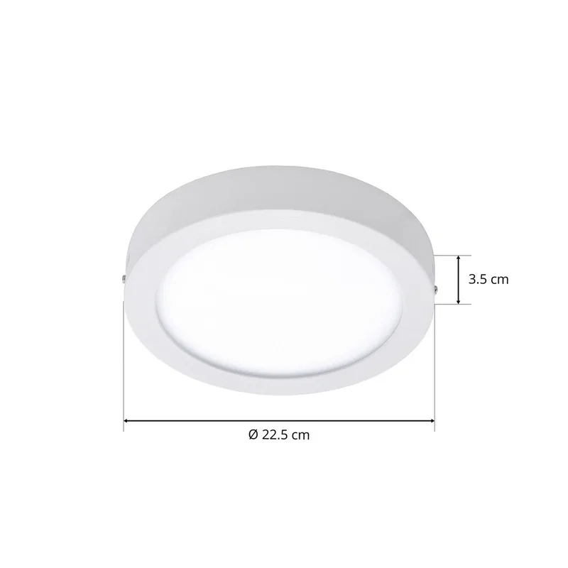 Fueva-C plafondlamp rond 22,5cm by EGLO connect in White – product photo 2 of 2