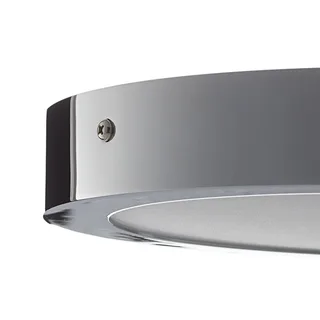 Fueva-C plafondlamp rond 30 cm chroom de EGLO connect en Blanc, Chrome – photo du produit 4 sur 5