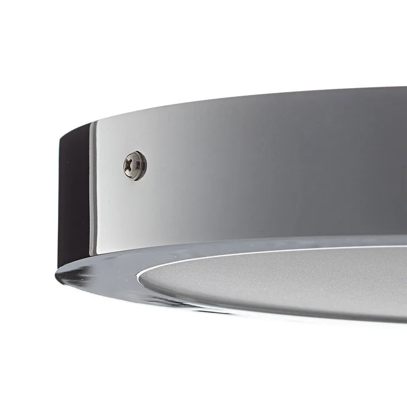Fueva-C plafondlamp rond 30 cm chroom de EGLO connect en Blanc, Chrome – photo du produit 4 sur 5