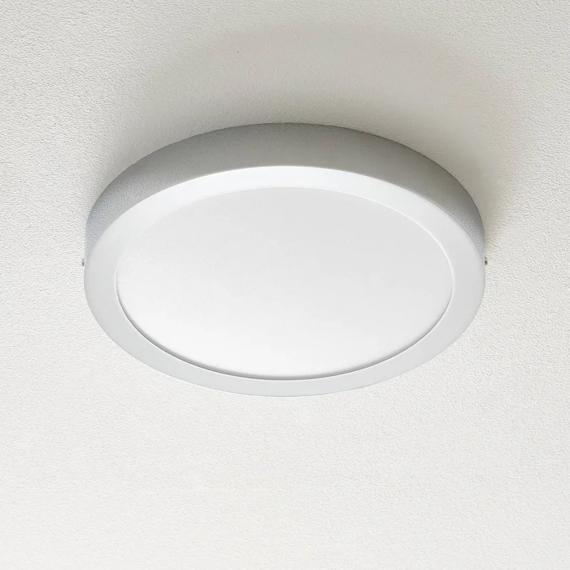 Fueva-C plafondlamp rond 30 cm chroom de EGLO connect en Blanc, Chrome – photo du produit 2 sur 5