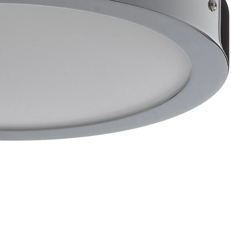 Fueva-C plafondlamp rond 30 cm chroom de EGLO connect en Blanc, Chrome – photo du produit 5 sur 5
