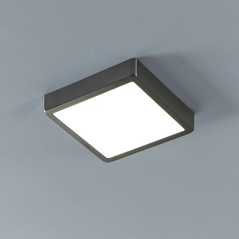 Fueva-Z plafondlamp 21x21cm nikkel de EGLO connect en Mat nikkel – photo du produit