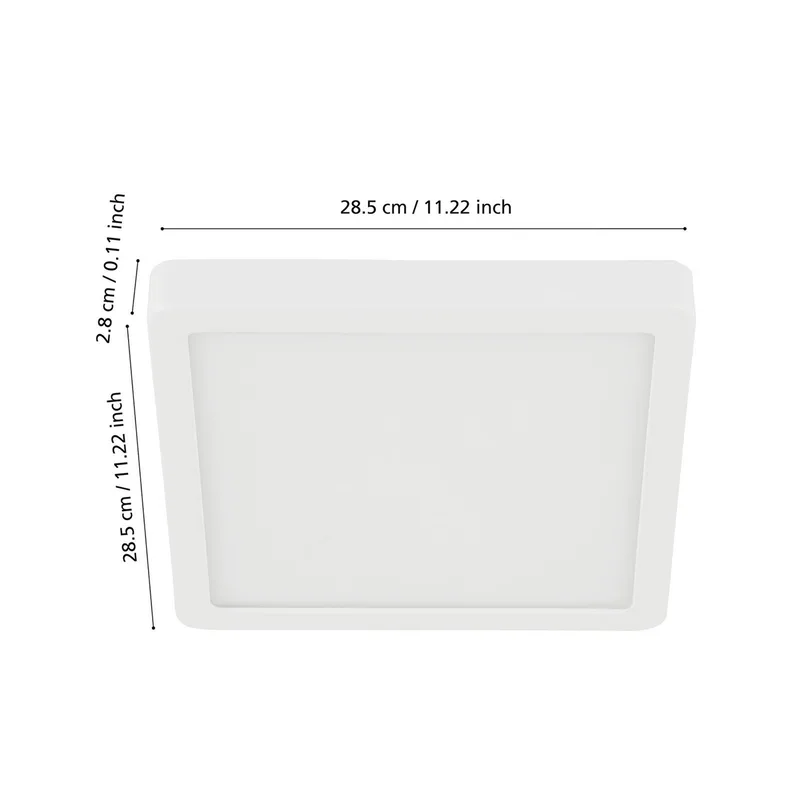 Fueva-Z plafondlamp 28x28cm de EGLO connect en Blanc – photo du produit 4 sur 5