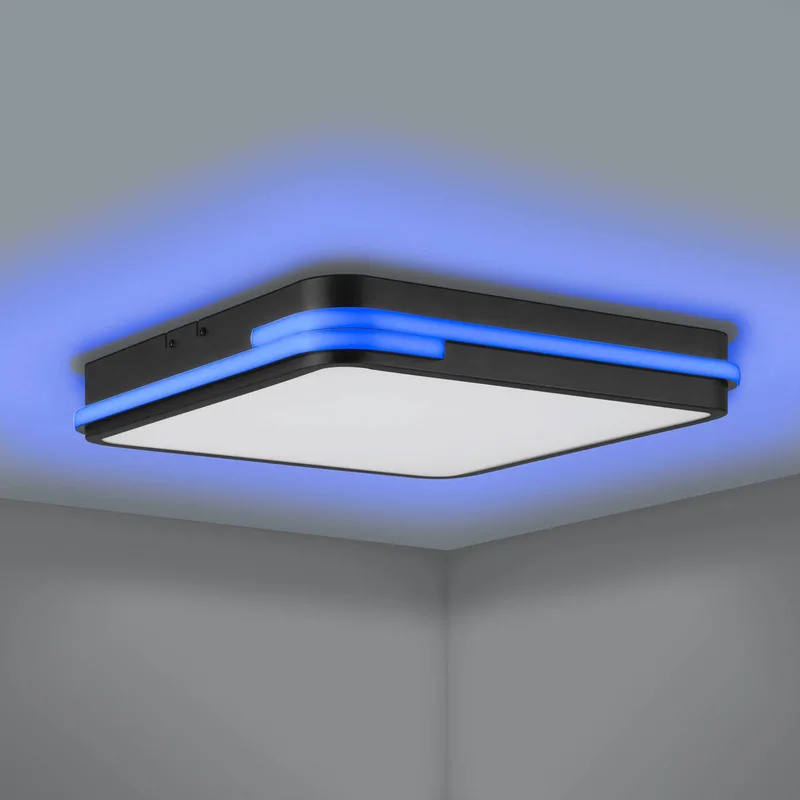 Genovese-Z LED plafondlamp met RGBW by EGLO connect in White, Black – product photo 5 of 5