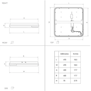Genovese-Z LED plafondlamp met RGBW by EGLO connect in White, Black – product photo 3 of 5
