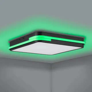 Genovese-Z LED plafondlamp met RGBW by EGLO connect in White, Black – product photo 4 of 5