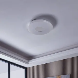 Lanciano-Z LED plafondlamp Ø 56cm by EGLO connect in White, Chrome – product photo 3 of 5
