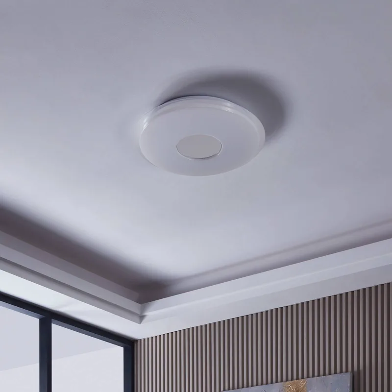 Lanciano-Z LED plafondlamp Ø 56cm by EGLO connect in White, Chrome – product photo 3 of 5