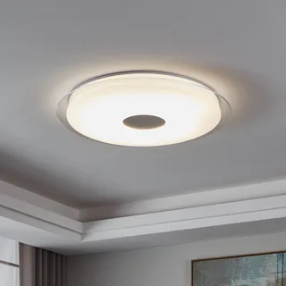 Lanciano-Z LED plafondlamp Ø 77cm van EGLO connect in Wit, Chroom – productfoto 2 van 5