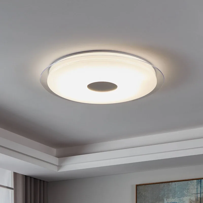 Lanciano-Z LED plafondlamp Ø 77cm van EGLO connect in Wit, Chroom – productfoto 2 van 5