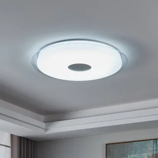 Lanciano-Z LED plafondlamp Ø 77cm van EGLO connect in Wit, Chroom – productfoto 3 van 5