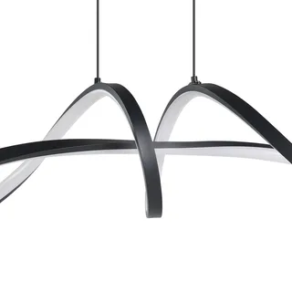 LED hanglamp Calarossa-Z, zwart, aluminium by EGLO connect in Black, White – product photo 5 of 5