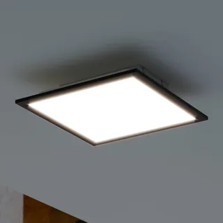 LED plafondlamp Moradillo-Z, zwart, 29 cm van EGLO connect in Zwart, Wit – productfoto 1 van 2