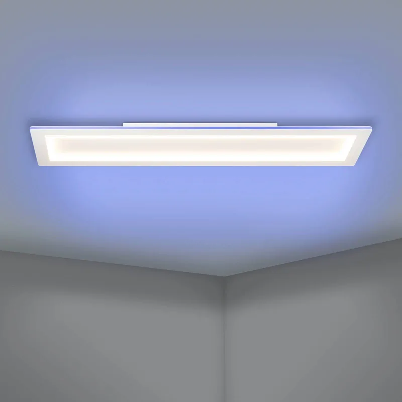 LED plafondlamp Padrogiano-Z 1-lamp, 120 x 30 cm de EGLO connect en Blanc – photo du produit 5 sur 5