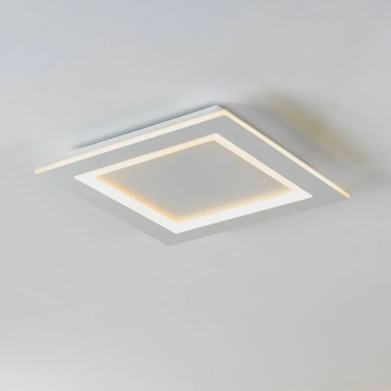 LED plafondlamp Padrogiano-Z 1-lamp, 45 x 45 cm van EGLO connect in Wit – productfoto