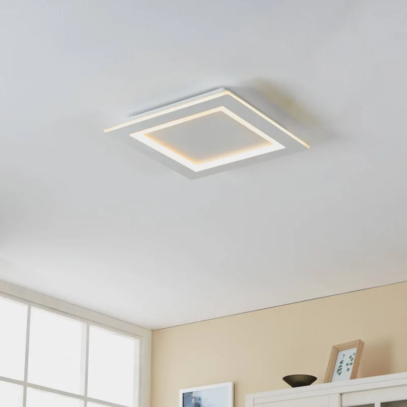 LED-taklampa Padrogiano-Z 1-ljus, 45 x 45 cm från EGLO connect i Vit – produktbild 2 av 5