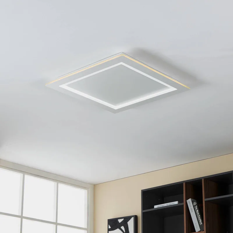 LED plafondlamp Padrogiano-Z 1-lamp, 60 x 60 cm by EGLO connect in White – product photo 2 of 5