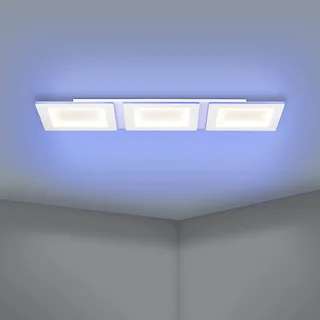 LED-taklampa Padrogiano-Z 3 lampor, 120 x 30 cm från EGLO connect i Vit – produktbild 5 av 5