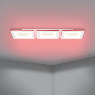 LED-taklampa Padrogiano-Z 3 lampor, 120 x 30 cm från EGLO connect i Vit – produktbild 4 av 5