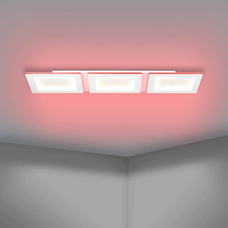 LED-taklampa Padrogiano-Z 3 lampor, 120 x 30 cm från EGLO connect i Vit – produktbild 4 av 5