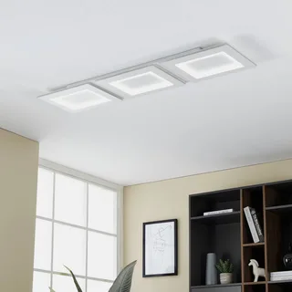 LED-taklampa Padrogiano-Z 3 lampor, 120 x 30 cm från EGLO connect i Vit – produktbild 2 av 5