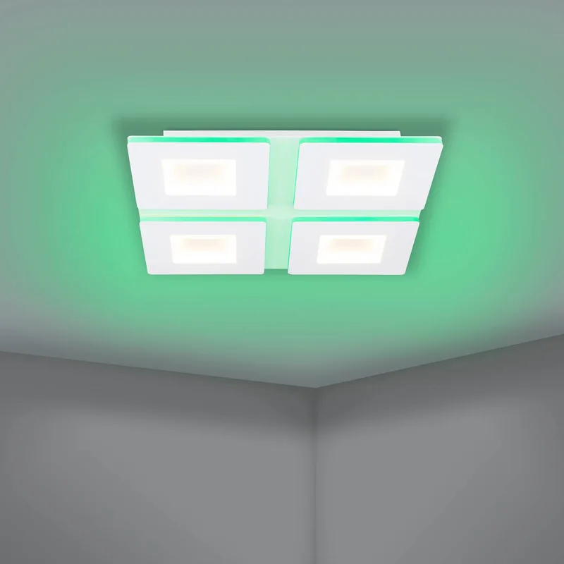 LED-taklampa Padrogiano-Z 4 lampor, 45 x 45 cm från EGLO connect i Vit – produktbild 5 av 5