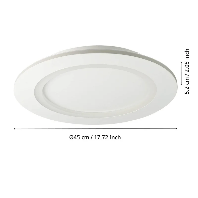 LED plafondlamp Padrogiano-Z, Ø 45 cm by EGLO connect in White – product photo 3 of 5