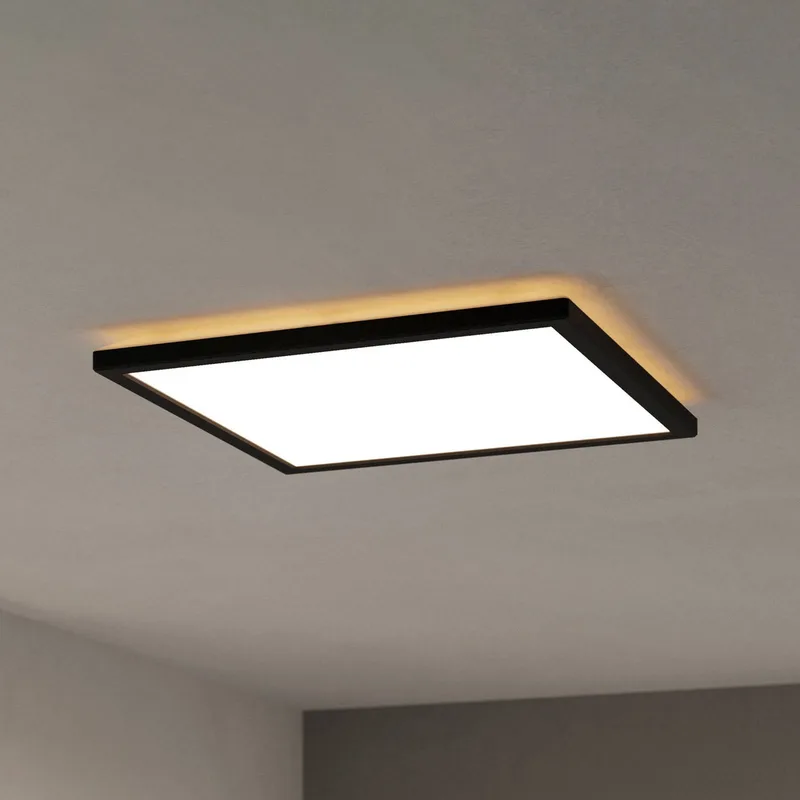 LED plafondlamp Rovito-Z, 39 x 39 cm by EGLO connect in Black – product photo