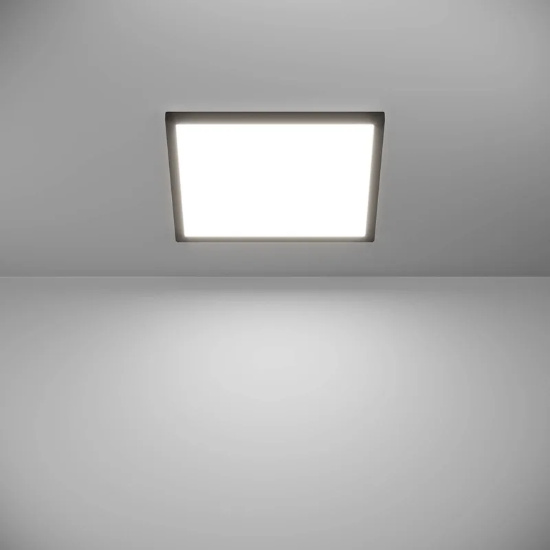 LED plafondlamp Rovito-Z, 39 x 39 cm de EGLO connect en Noir – photo du produit 5 sur 5