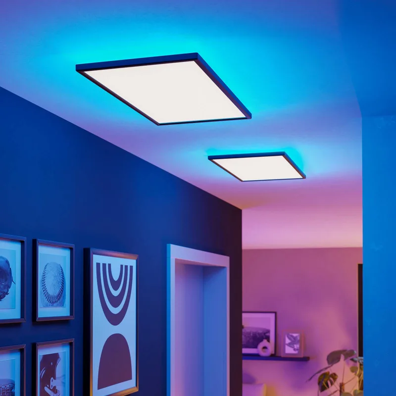 LED plafondlamp Rovito-Z, 57 x 30 cm by EGLO connect in Black – product photo 2 of 5