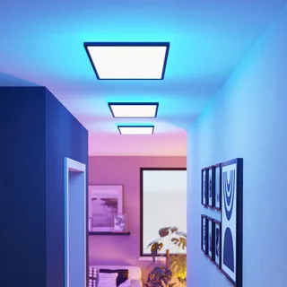 LED plafondlamp Rovito-Z, 57 x 30 cm by EGLO connect in Black – product photo 3 of 5