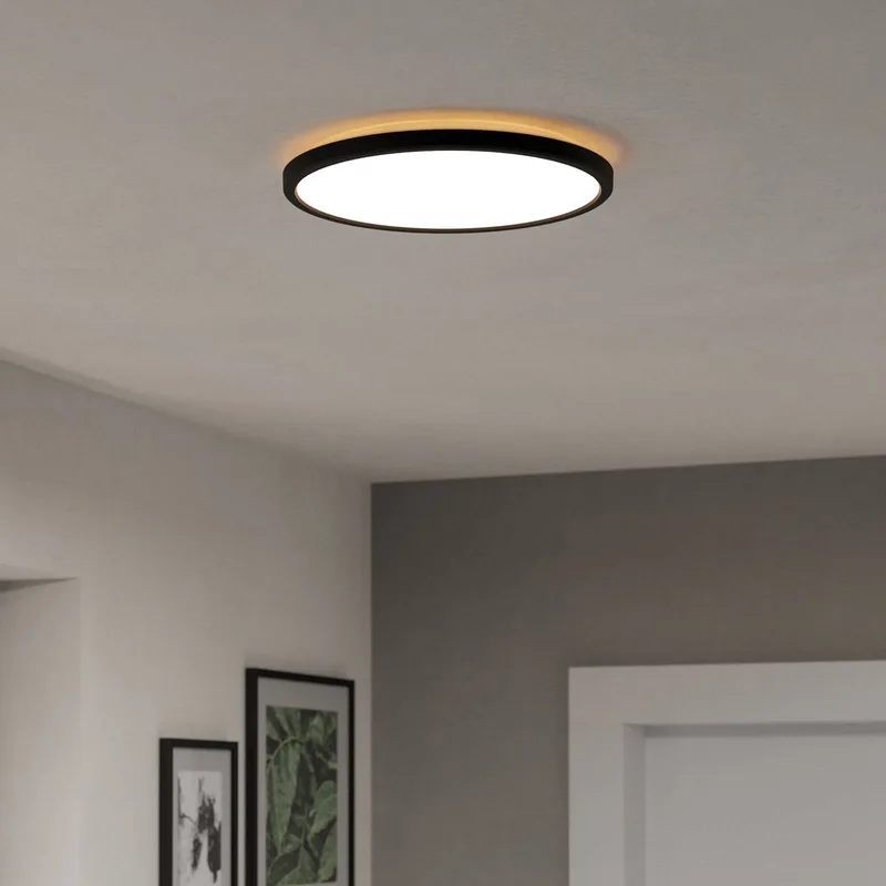 LED plafondlamp Rovito-Z, Ø 30 cm by EGLO connect in Black – product photo 2 of 5