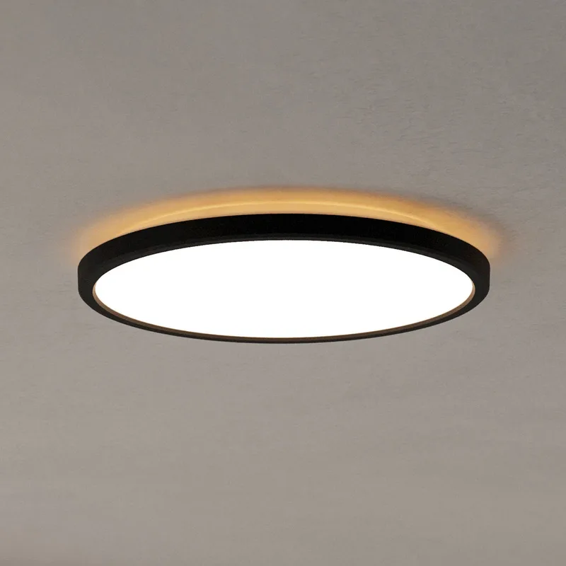 LED plafondlamp Rovito-Z, Ø 30 cm van EGLO connect in Zwart – productfoto
