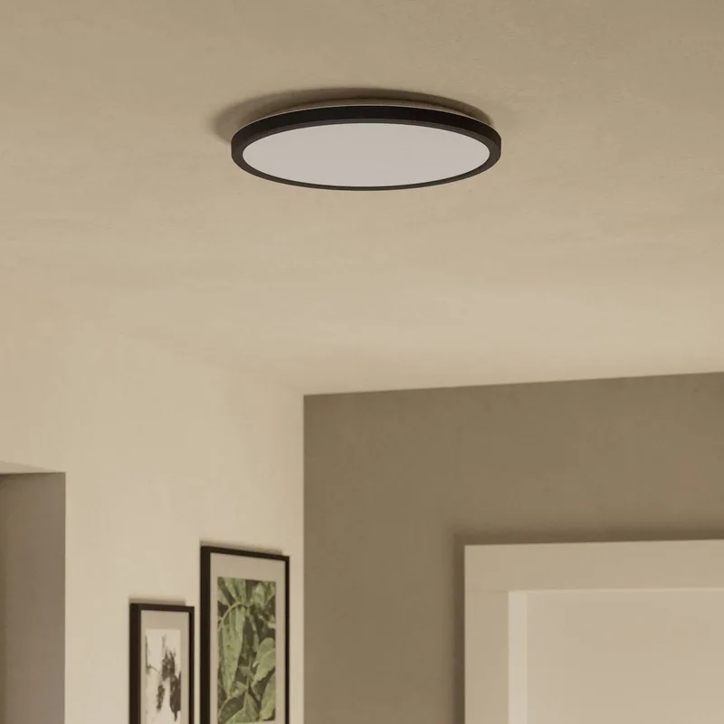 LED plafondlamp Rovito-Z, Ø 30 cm by EGLO connect in Black – product photo 3 of 5