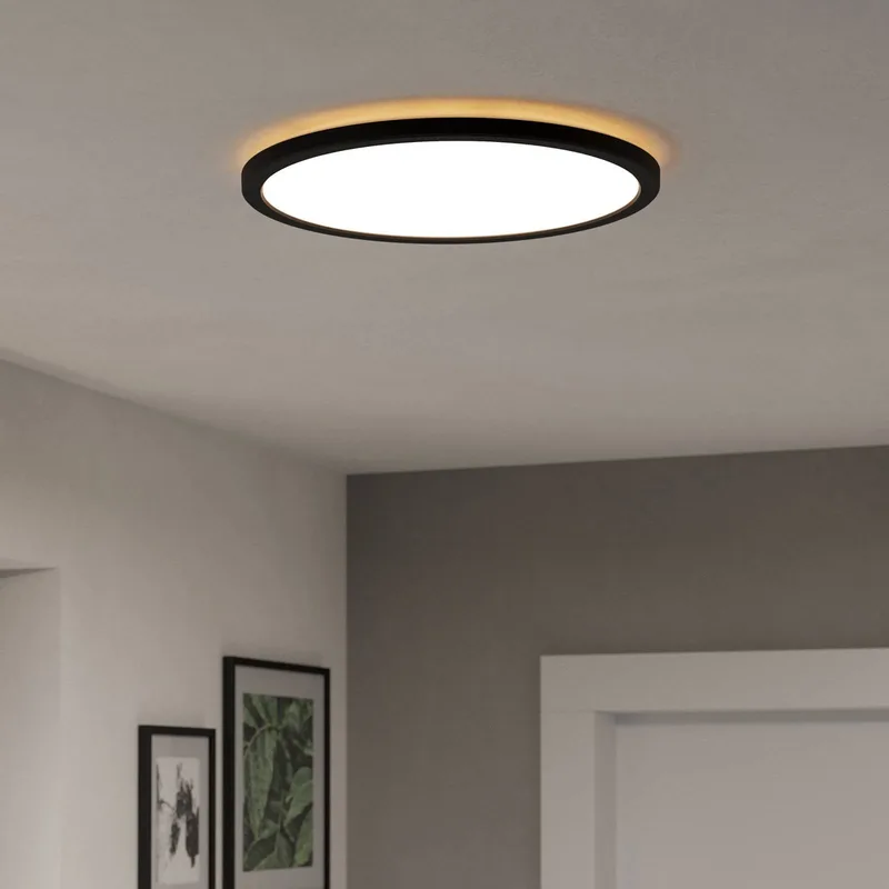 LED plafondlamp Rovito-Z, Ø 39 cm by EGLO connect in Black – product photo 2 of 5