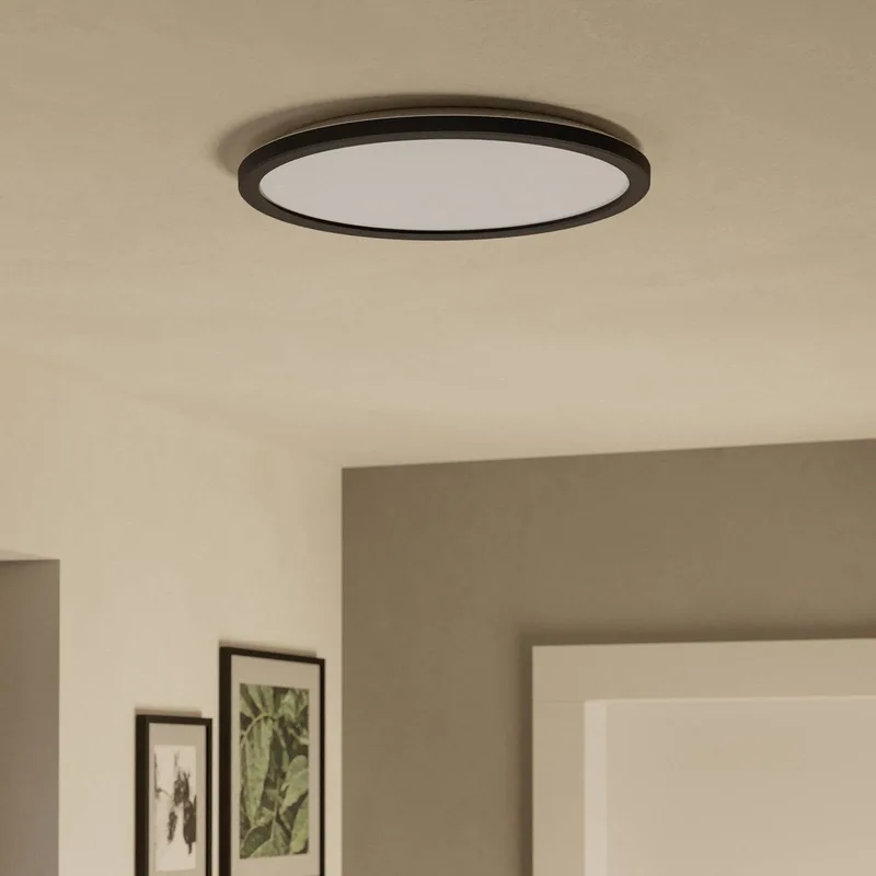 LED plafondlamp Rovito-Z, Ø 39 cm by EGLO connect in Black – product photo 3 of 5