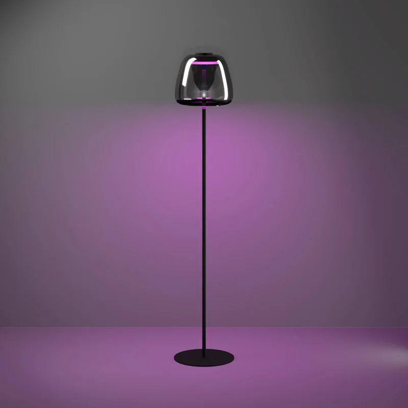 LED vloerlamp Alfero-Z, RGB, CCT, zwart by EGLO connect in Black, Chrome – product photo 5 of 5