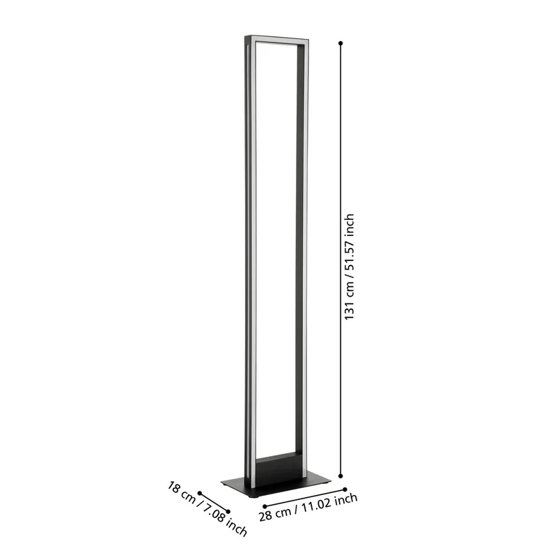 LED vloerlamp Savilanas-Z, CCT by EGLO connect in Black – product photo 2 of 4
