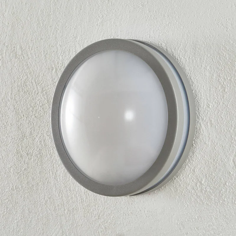 Locana-C LED-utomhusvägglampa silver från EGLO connect i Zilvergrijs – produktbild 3 av 5