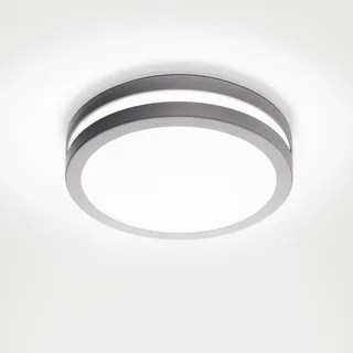 Locana-C LED-utomhusvägglampa silver från EGLO connect i Zilvergrijs – produktbild 1 av 5