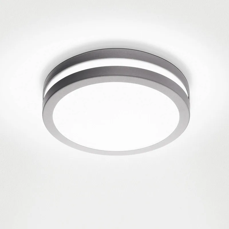 Locana-C LED buiten wandlamp zilver by EGLO connect in Zilvergrijs – product photo