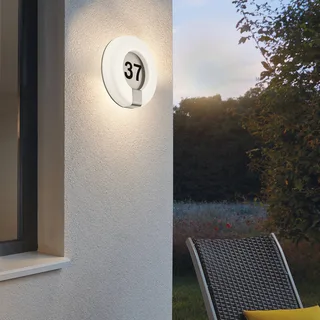 Marchesa-C buitenwandlamp huisnr. van EGLO connect in Wit – productfoto 2 van 5